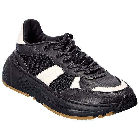Bottega Veneta Men’s Speedster Mesh and Leather Sneakers size EU 41 / US 8